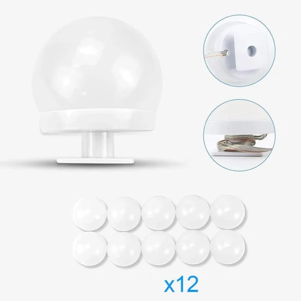 Upgrade your makeup routine with these stunning high-quality Vanity Mirror Lights. Elevate your beauty game with an elegant, mod